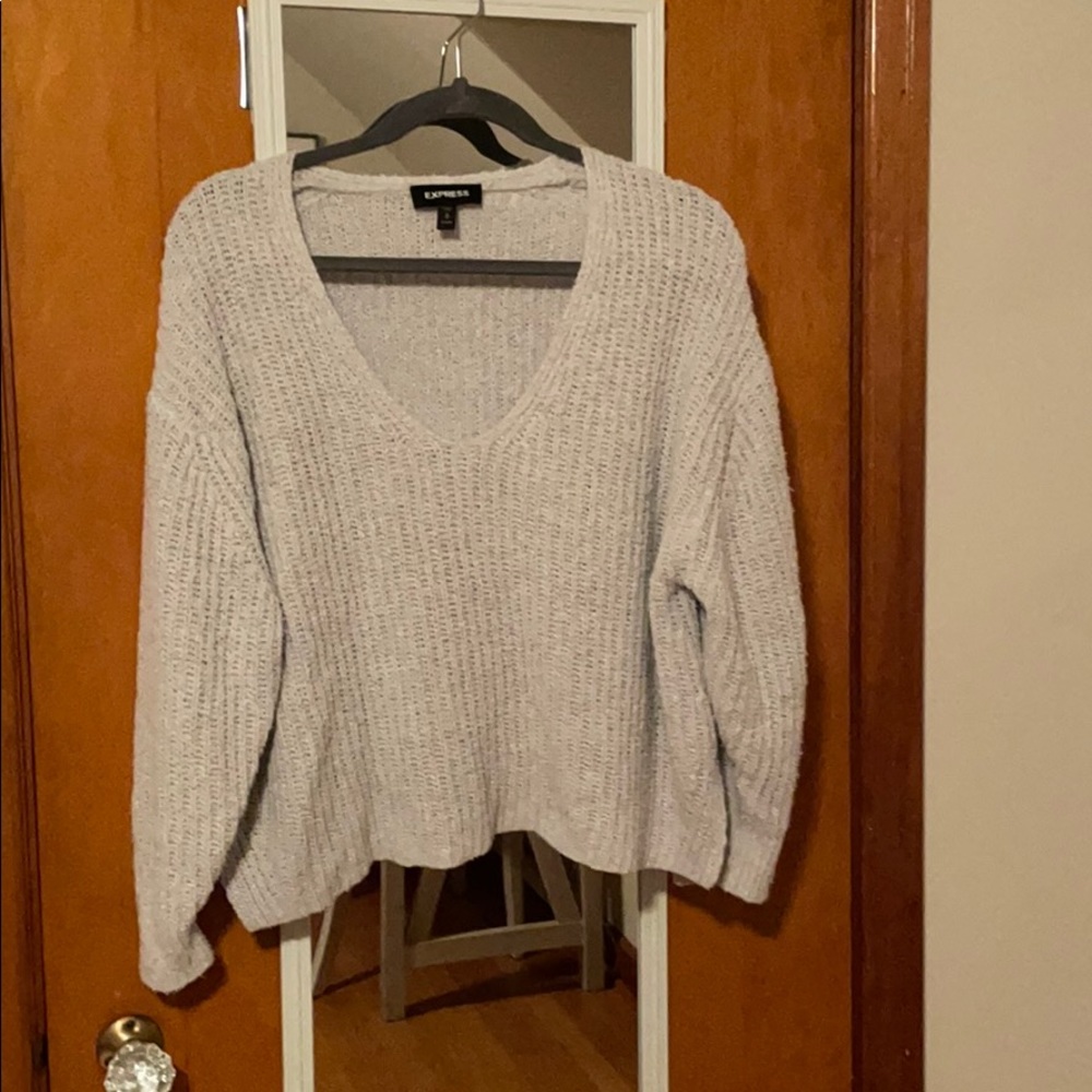 Petite Oversized V-Neck